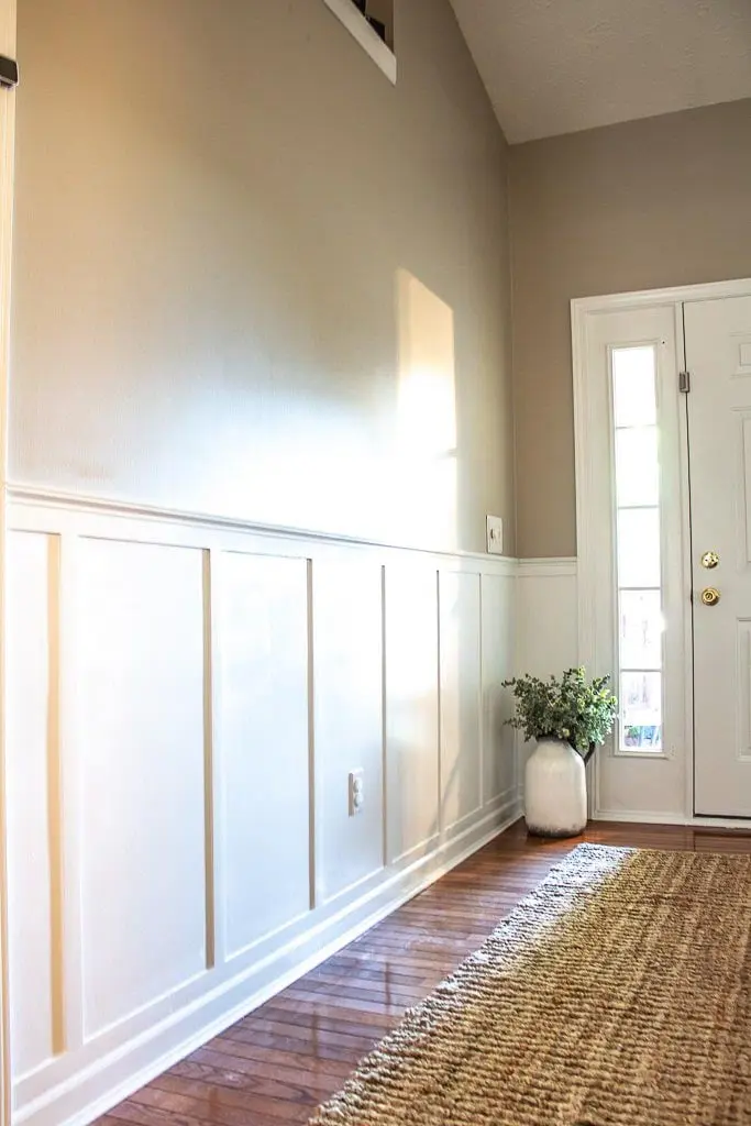 Easy and Inexpensive Board and Batten Wall ~ The Lived-In Look